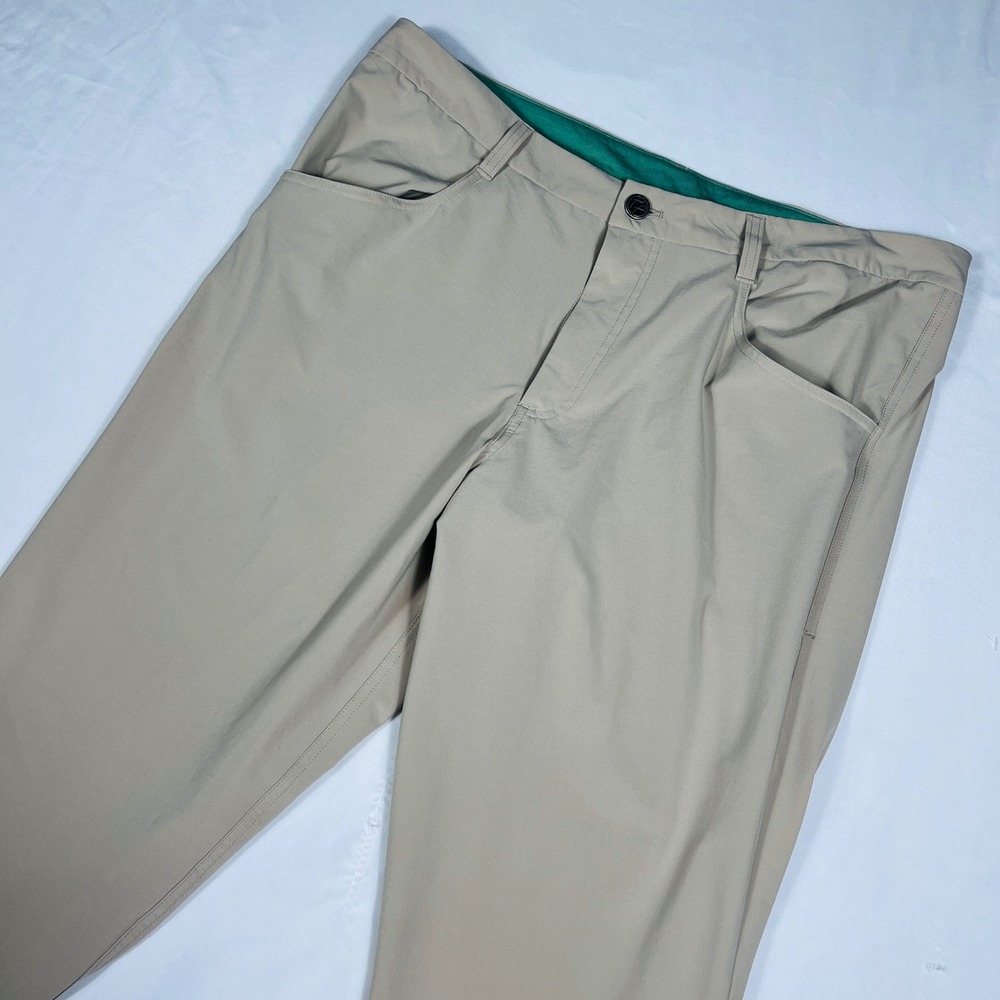 Free Fly Mens Pants‎ Khaki Tan Performance Stretch 36 x 32 Golf Casual Travel